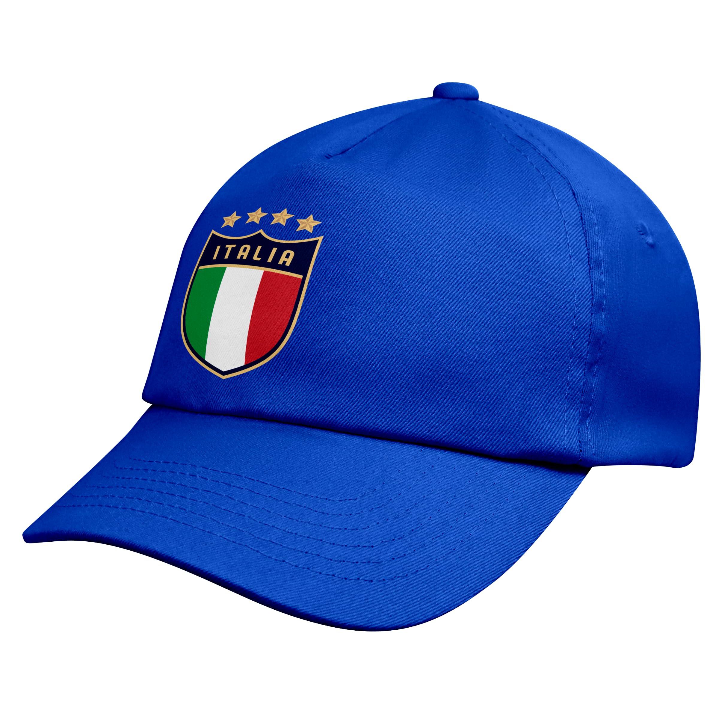 Kids Italy Cap Football Cup Italia Hat (Royal Blue, One Size)
