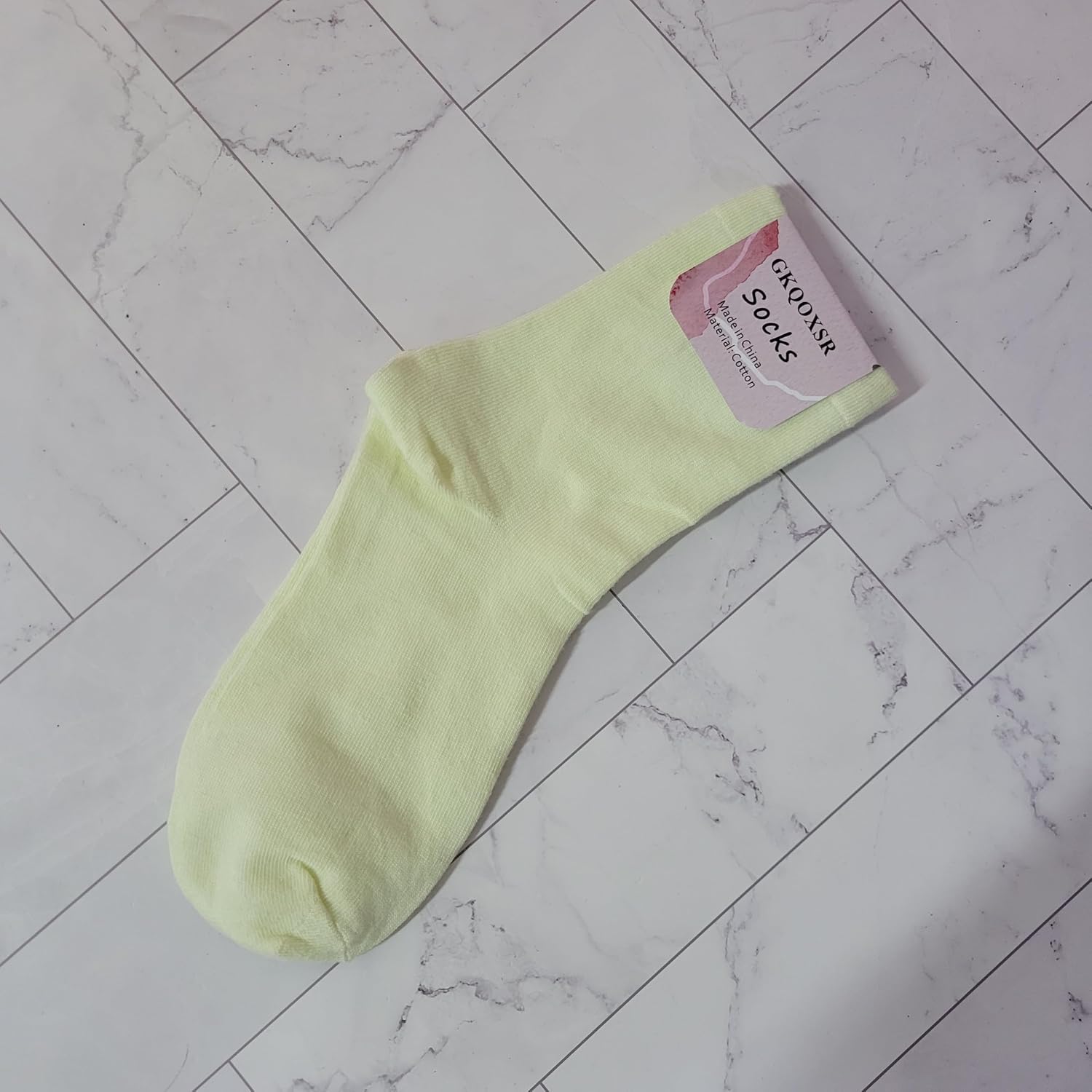 GKQOXSR Socks, Soft Breathable Pastel Casual Socks for Women & Men