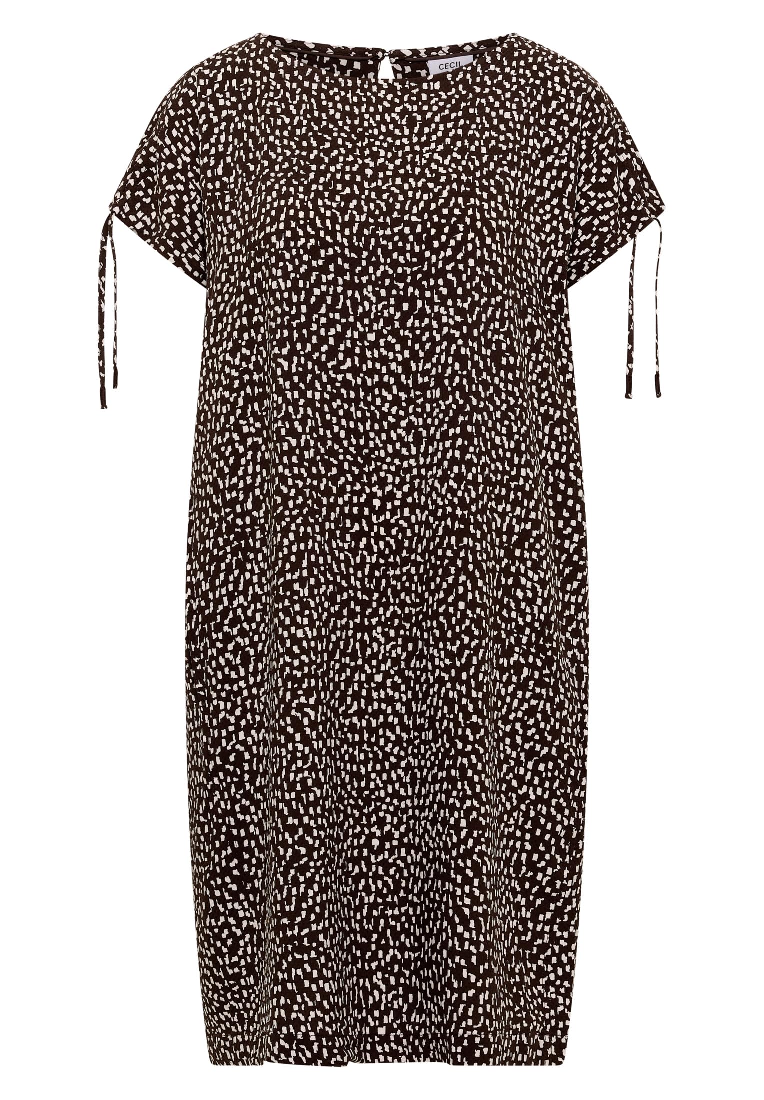 Cecil 1409369 Robe mi-Longue avec Manches Cap Femme (Lot de 1)