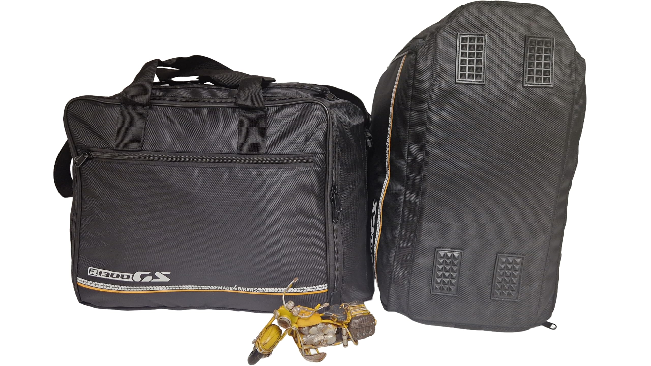 Bedruckte Koffer Innentaschen passend für BMW R1300GS Adventure (R 1300 GS) ab 2023- (KA2) mit ALU Koffer