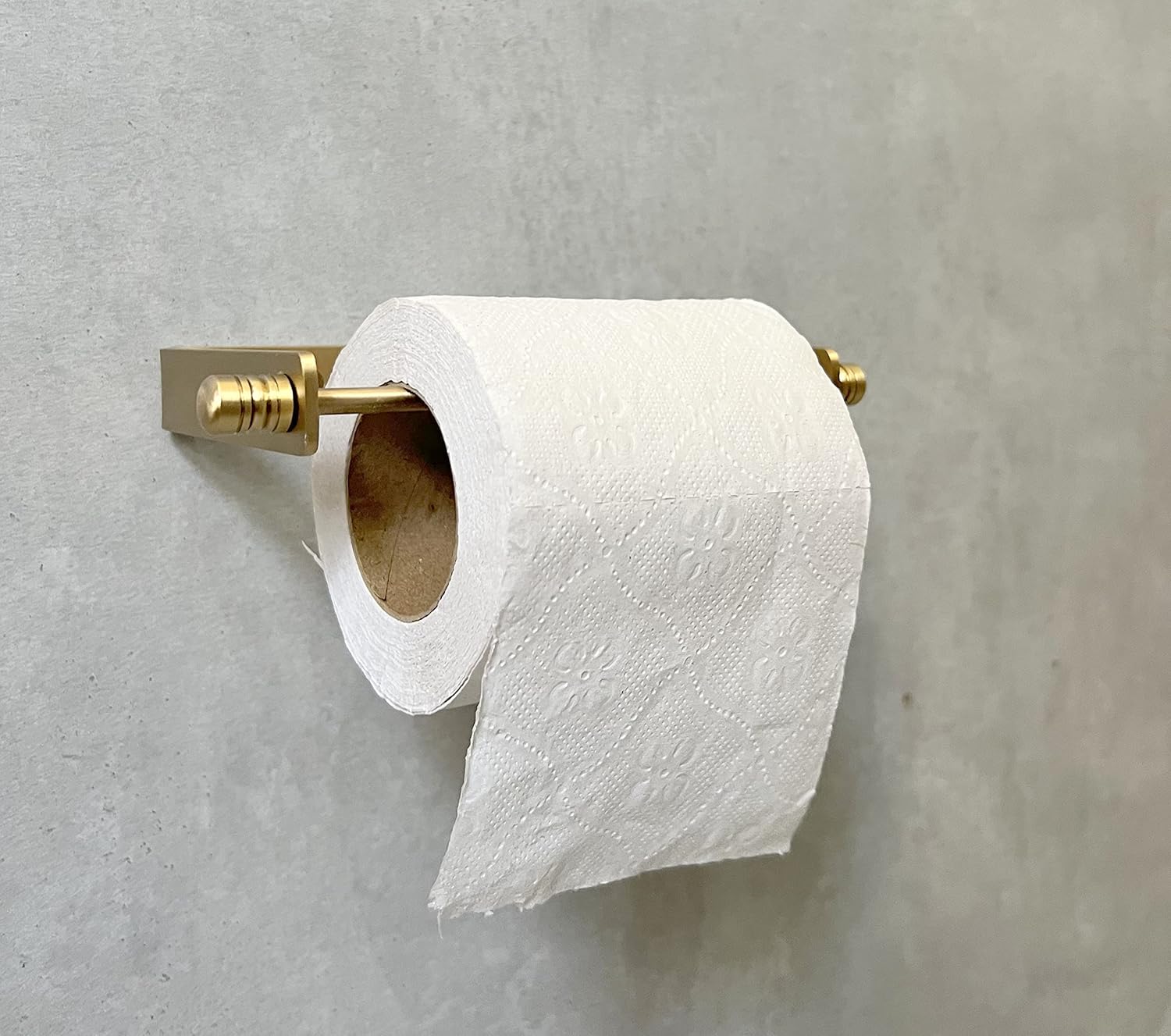 Solid Brass Toilet Paper Holder Handmade Brass Wall Mount