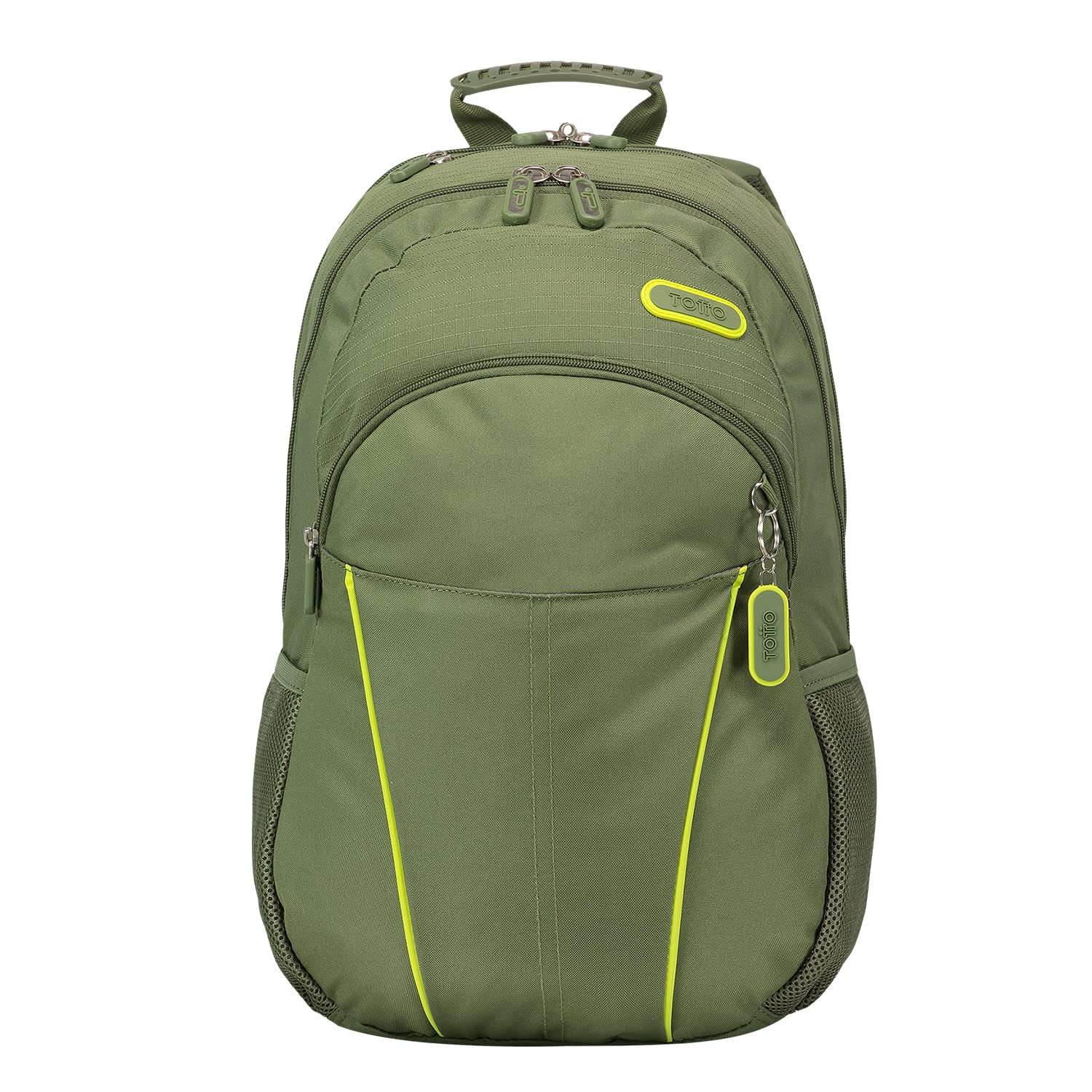 Totto Cambridge, Mochila para portátil 15,4 Color Verde-Cambri Unisex Adulto, Normal