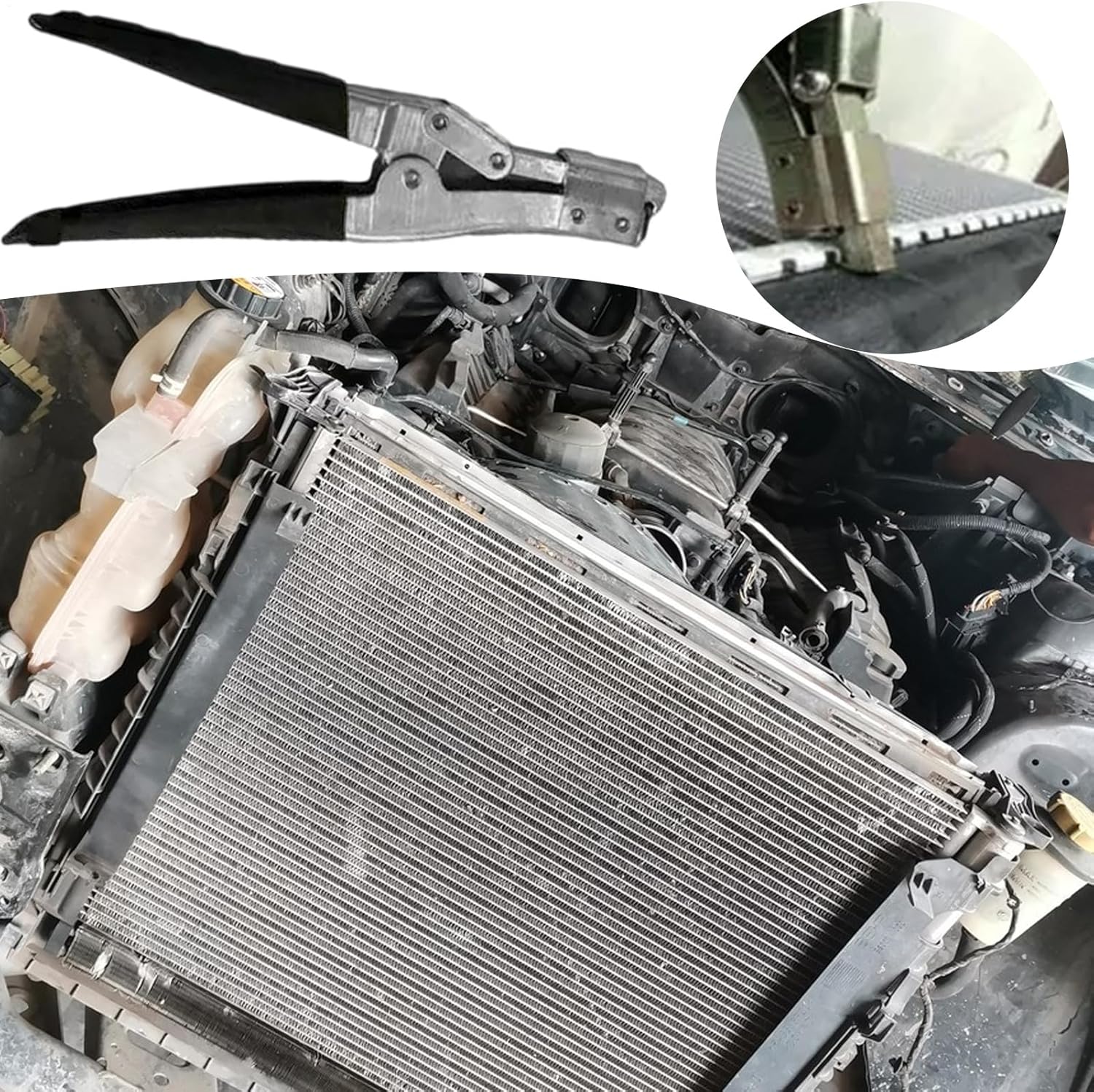 Hose Clamp Pliers | Radiator Clip Tool - Crimper Tool for Pipe Plumbing Electrical Engine RV Truck Automotive Home Garage Workshop