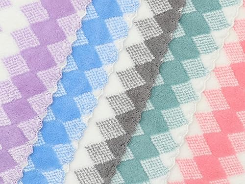 Miniatura 5 de Trapos de limpieza de microfibra sin pelusas, paquete de 10 trapos de secado rápido para limpieza, paños de cocina súper absorbentes para lavar