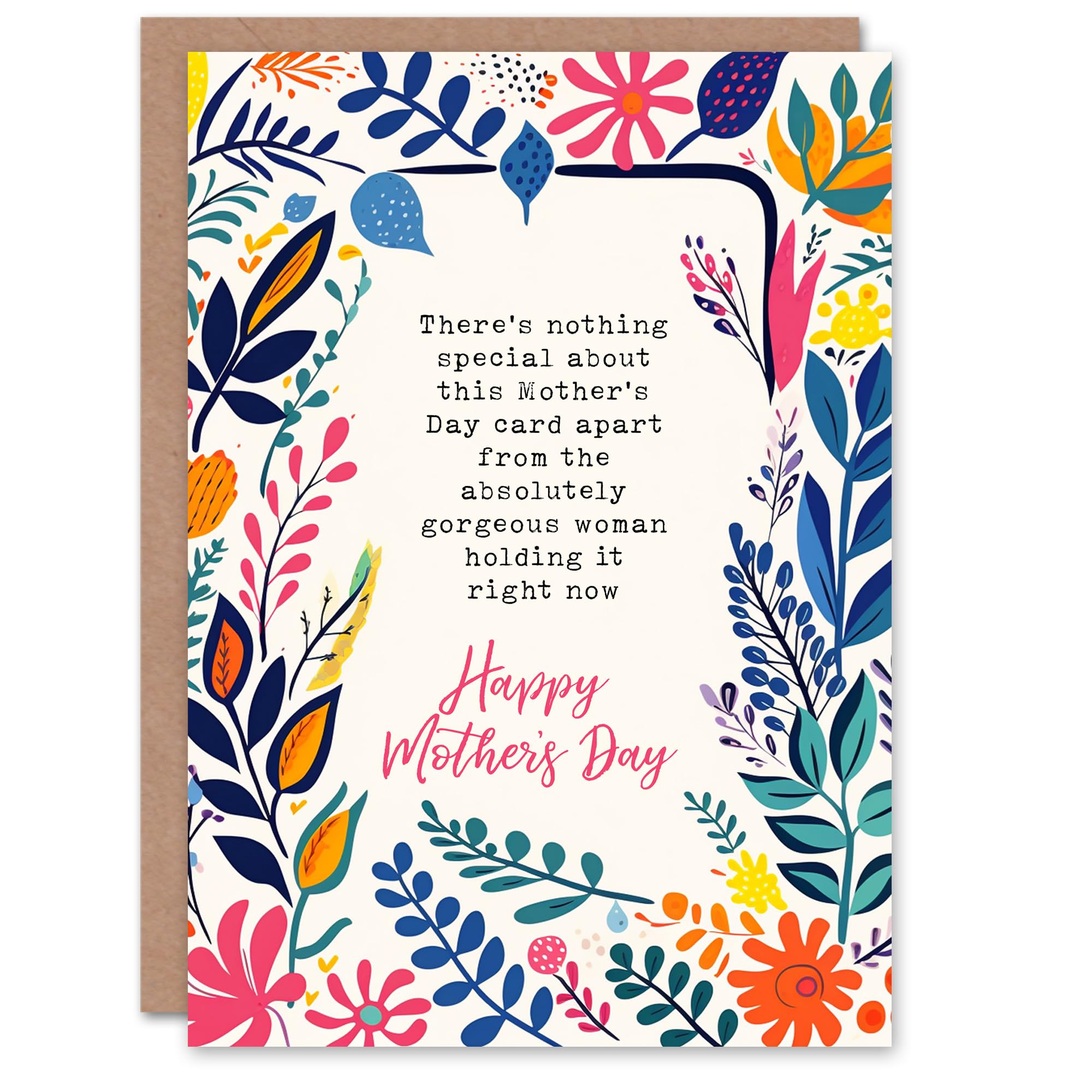 Artery8 Mother's Day Greeting Card - Sweet Mum Card - Multicolor