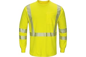 Men's Bulwark FR Hi-Vis Long Sleeve T-Shirt