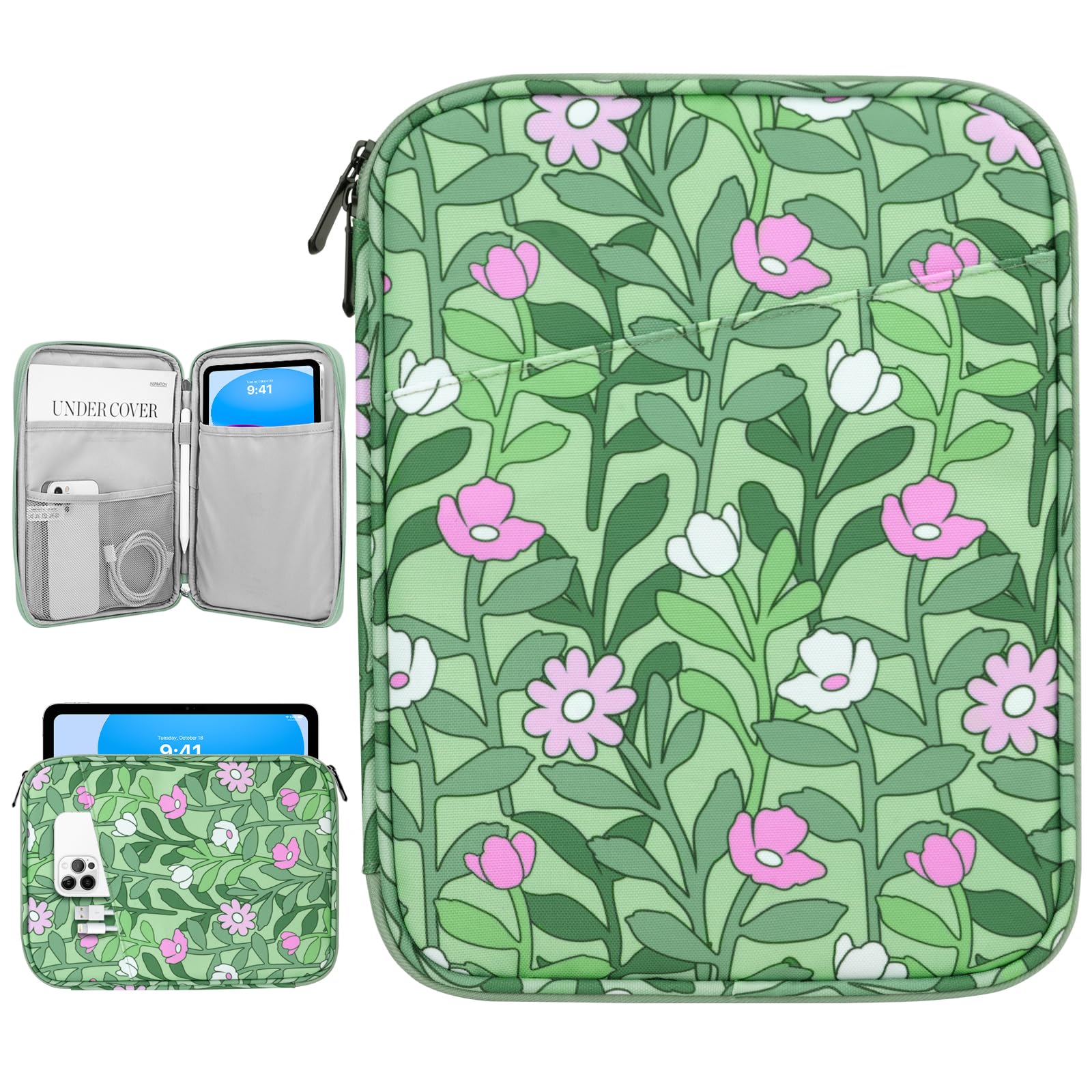 Dadanism 9-11 Inch Tablet Sleeve Bag Carrying Case for iPad (A16) 11th Gen 11", iPad 10th Gen 10.9" Air 5/4, i-Pad Air/Pro 11", i-Pad 9/8/7th, Galaxy