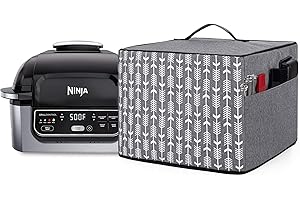 Ninja Foodi Grill Cover - Heavy Duty, Waterproof Protection with Storage Pockets