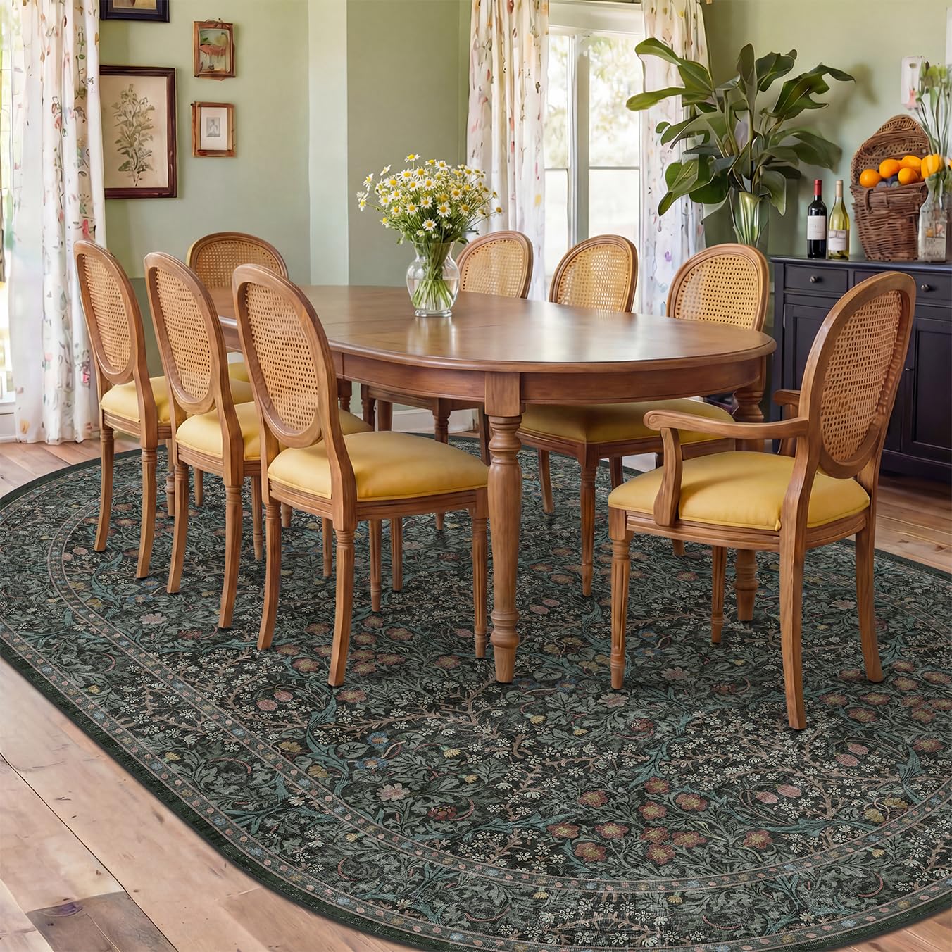 Hazo Haus Vintage Oval Rug