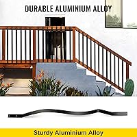 Vista 2 de VEVOR Balaustres de cubierta, husillos de cubierta de metal de 29.5 x 1 pulgada, paquete de 61 balaustres de escalera con tornillos, barandilla