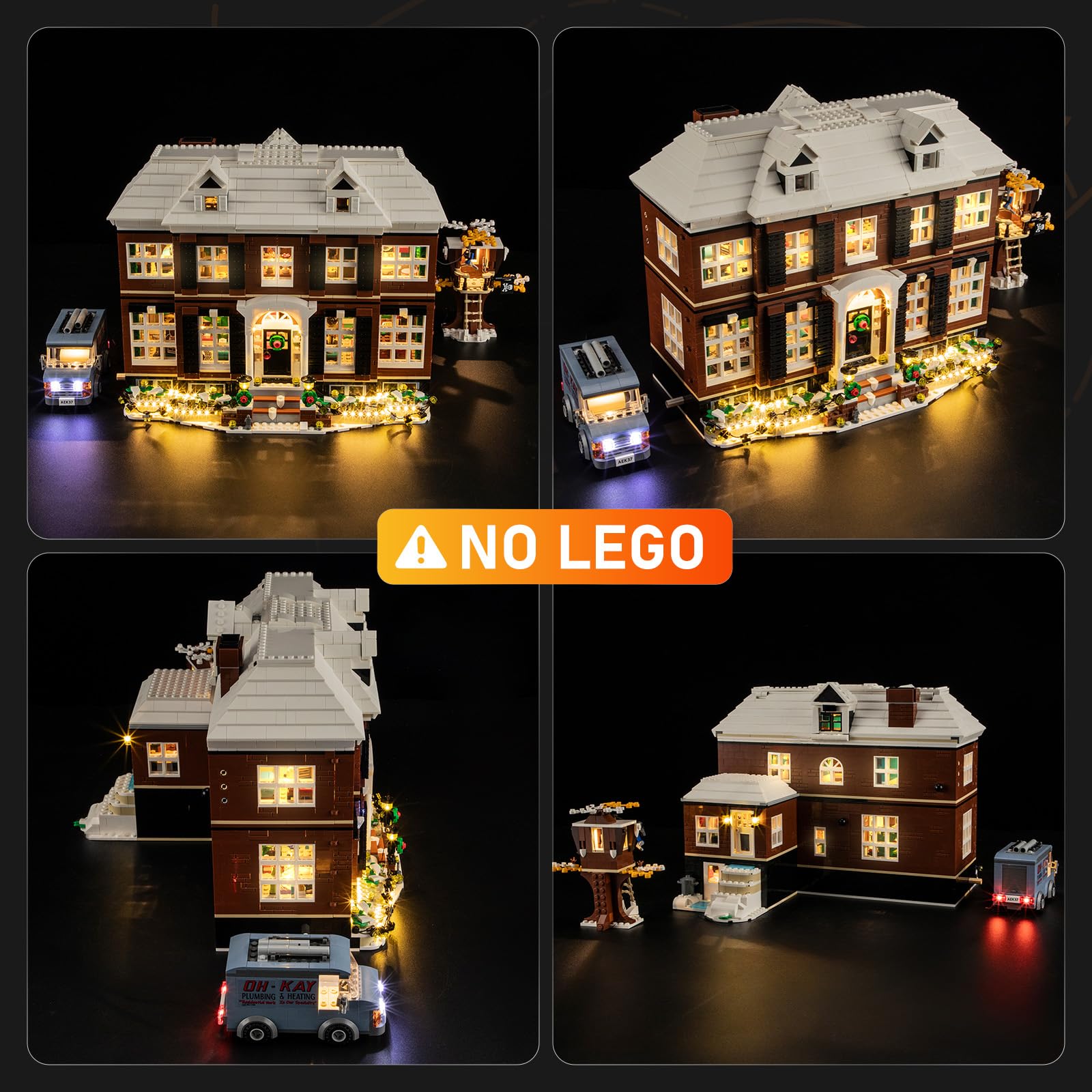LIGHTAILING Licht-Set Für Lego-21330 Home Alone - Led-Beleuchtungsset Kompatibel Mit Lego Bausteinen Modell - Modell Set Nicht Enthalten
