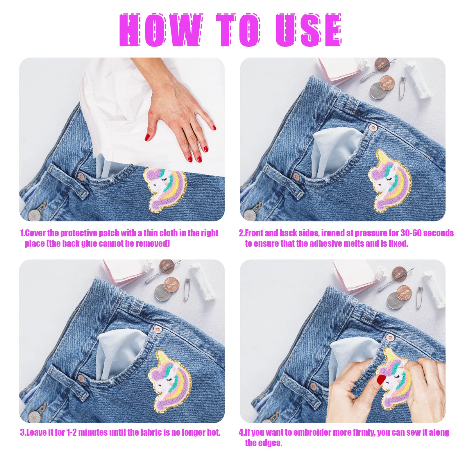 10 Pièces Patch Thermocollant En Forme De éclair | Mode En