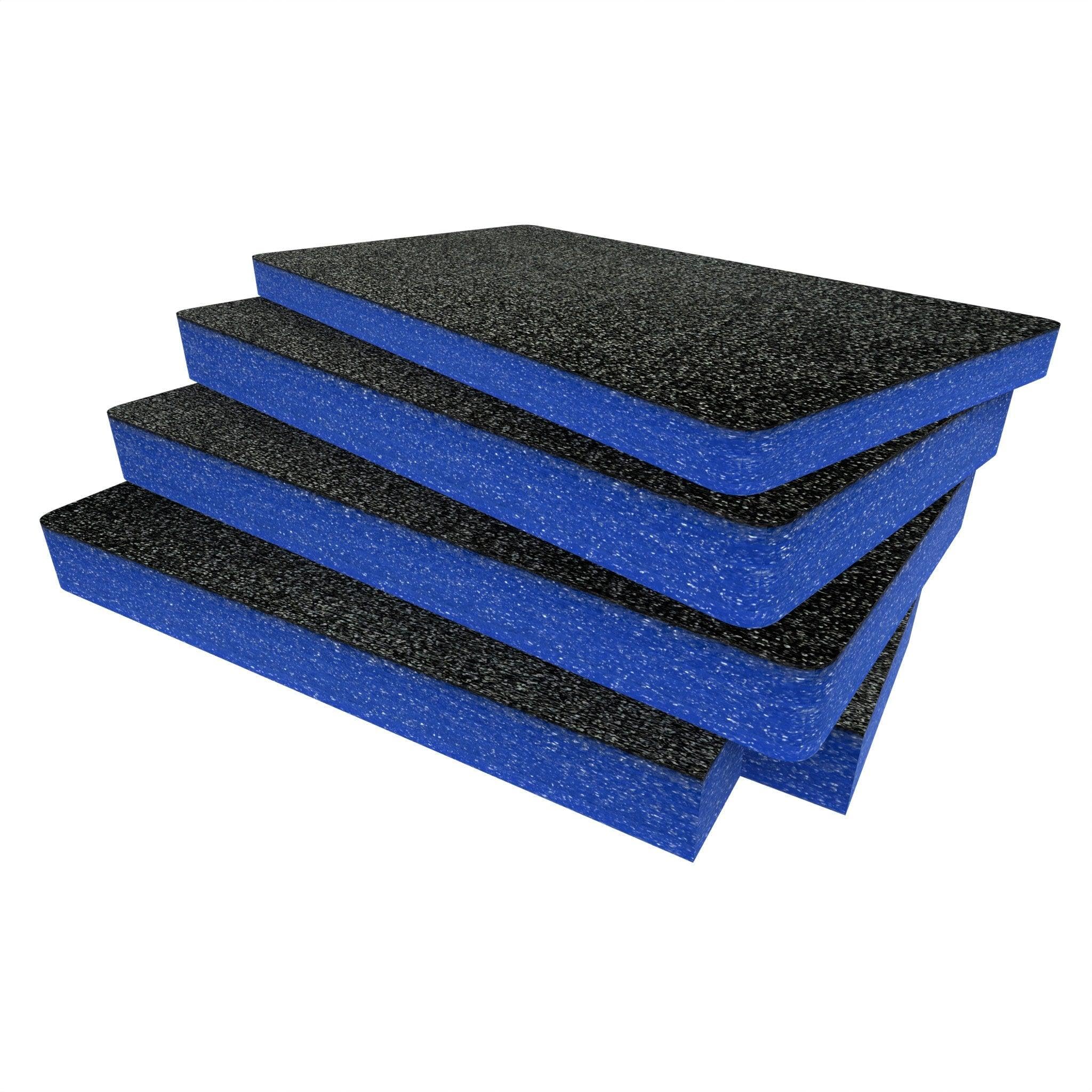 Shadow Foam Paquete de insertos hecho para Peli 1535 - Insertos de espuma para cortar y despegar para fundas Peli | Almacenamiento de cámara, organización de fotografía, azul / 50 mm