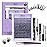 B&Q Wispy Lash Clusters Kit B31, DIY Lash Extension Kit 156PCS Eyelash Extension Kit, Soft Natural Lash Clusters 8-18MIX D Curl Lash cluster, Thin Black Band Cluster Eyelash Extensions (B31 Set)