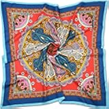 corciova XL 40x40 Satin Square – Oversized Silk-Feel Fashion Scarf for Women, Hair Wrap, Headband, Bandana, Neckwear
