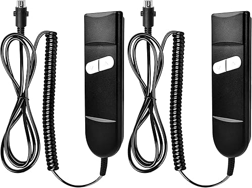 Miniatura 8 de Sopito Silla reclinable elevadora remota de reemplazo remoto de 2 botones (arriba/abajo) controlador de mano de 5 pines para Lazyboy, Golden Limoss