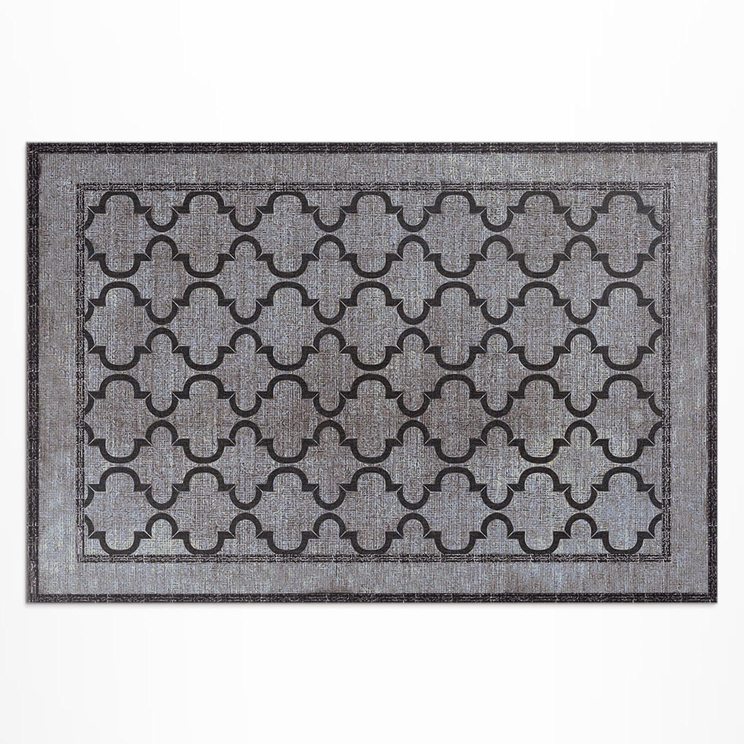 Tapis de balcon imperméable style marocain 120x180 pour une ambiance bohème de porche