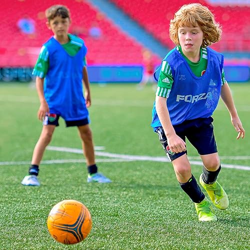 Miniatura 8 de FORZA Petos de Entrenamiento de FútbolChalecos de PrácticaPetos Deportivos  Paquetes de 5, 10 y 15  Tallas que van desde Niños hasta XXL