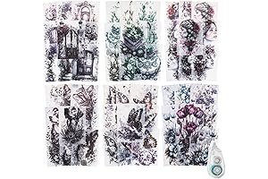 24 Pack Mini Handheld Compact Mirrors with Designs for Pocket, Ladies Purse, Travel