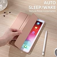 Vista 8 de Akkerds - Funda Compatible con iPad de 10.2 Pulgadas 2021/2020/2019, para iPad de 9ª/8ª/7ª Generación con Soporte para Lápiz, Funda Protectora