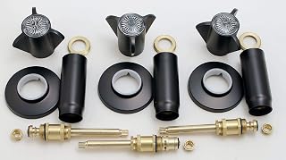 Sayco Space Age Shower Trim/Repair Kit, Fits Sayco Bath 308/308T series tub/showers (from 1968), Oil Rubbed Bronze Finish -By Plumb USA