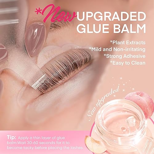 Miniatura 10 de Kit de levantamiento de pestañas, kit de permanente de pestañas, juego de extensiones de pestañas rizadoras profesionales, versión mejorada con