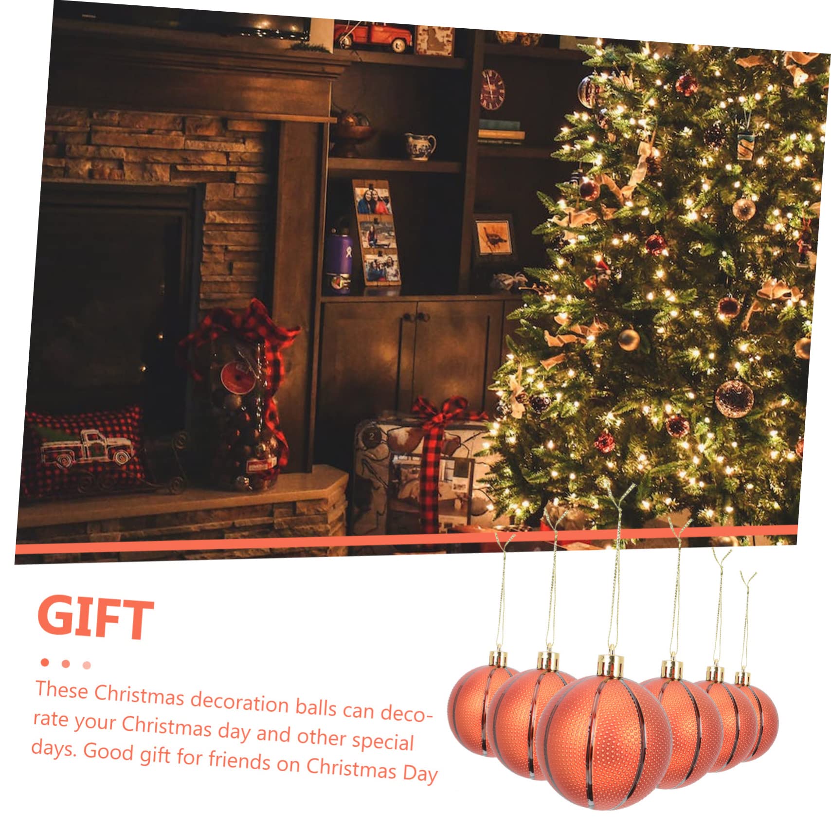 HOMSFOU Lot De 5 Décorations De Noël À Suspendre Motif Sport 6 Pièces X 5