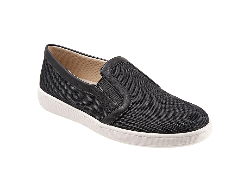 Trotters Alright (Black Veg) Women's Shoes INTERNATIONAL SHIPPING