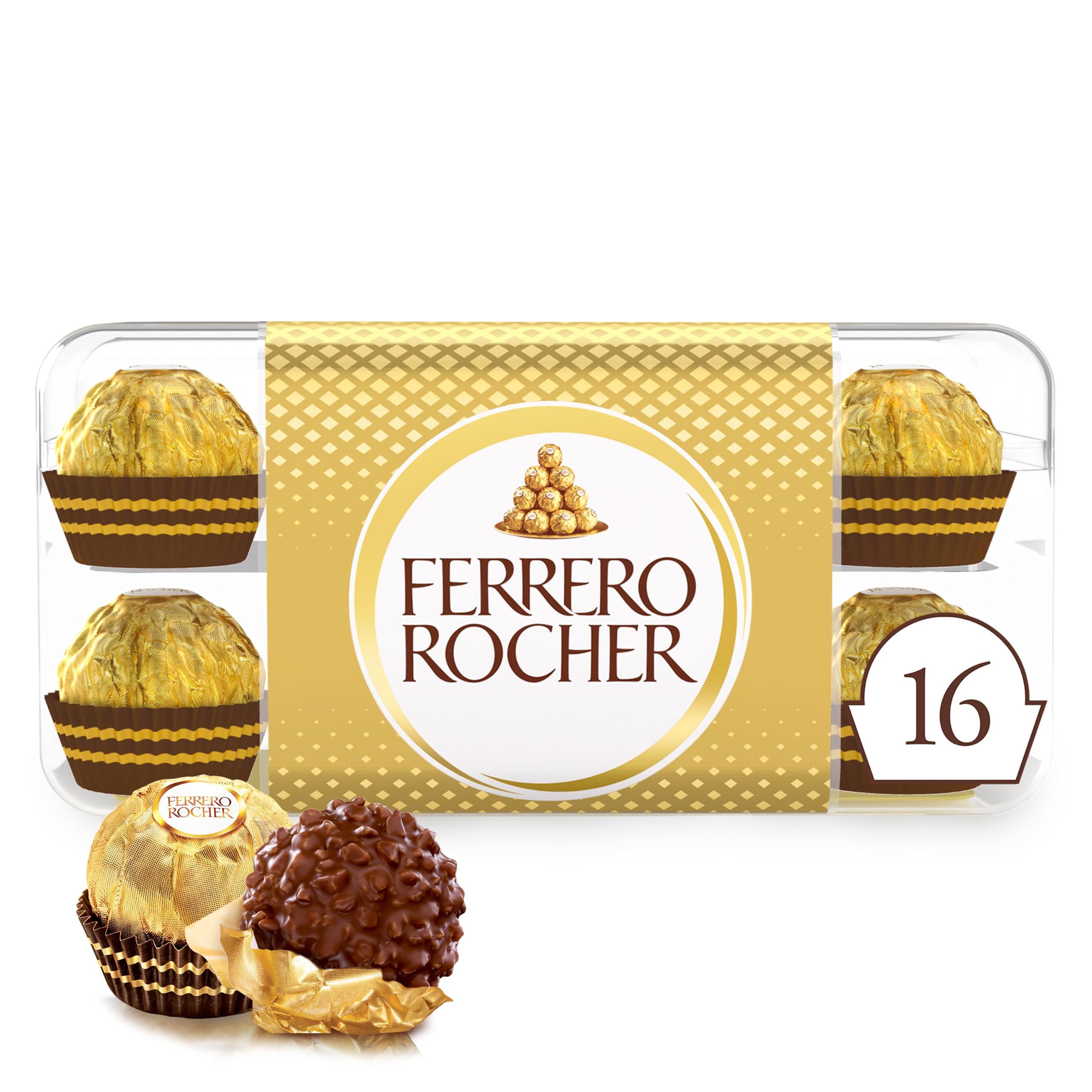 Ferrero Rocher Chocolate Box, 16 Chocolates, 200g