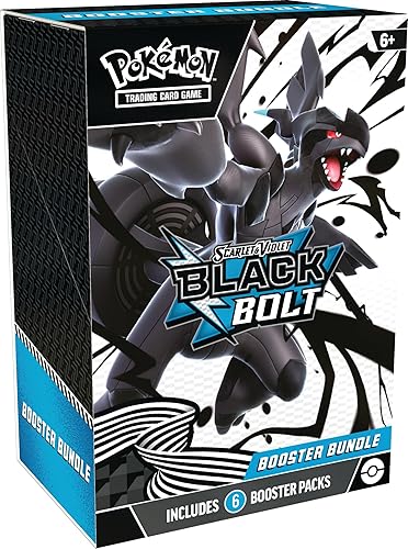 Pokémon TCG: Scarlet & Violet—Black Bolt Booster Bundle (6 Booster Packs)