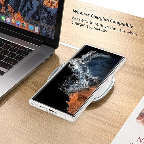 Miniatura 5 de Funda ultra transparente para Samsung Galaxy S23 con diseño de flores, TPU suave y delgado, patrón floral, transparente, funda protectora para niñas