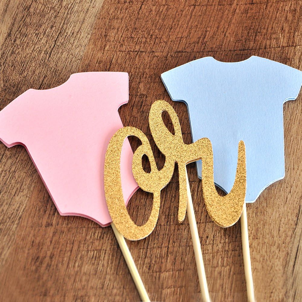 Gender Reveal Cake Topper. Gender Reveal Ideas.