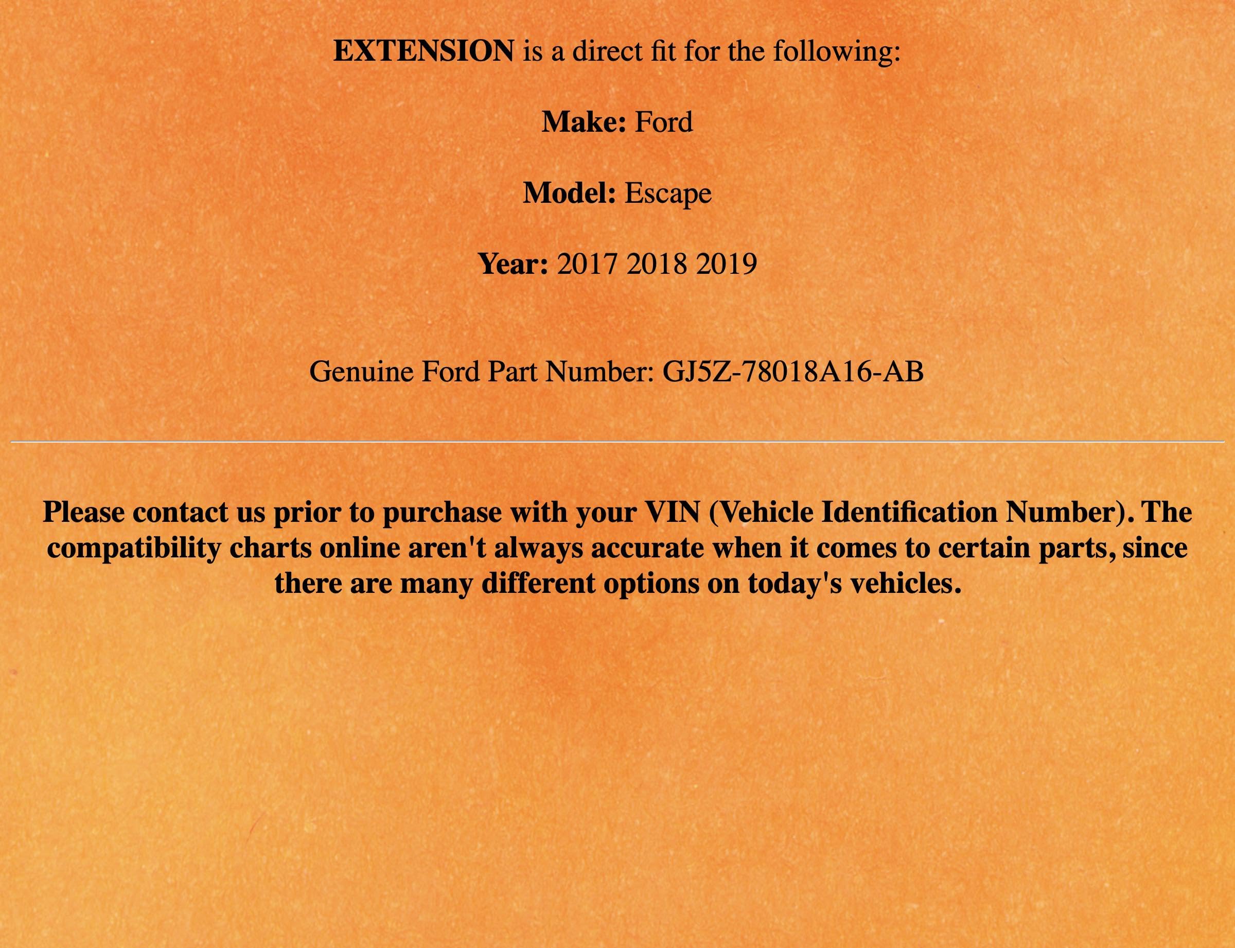 2009-2019 Ford Flex Pair Windshield Outer Trim Pillar Molding Left