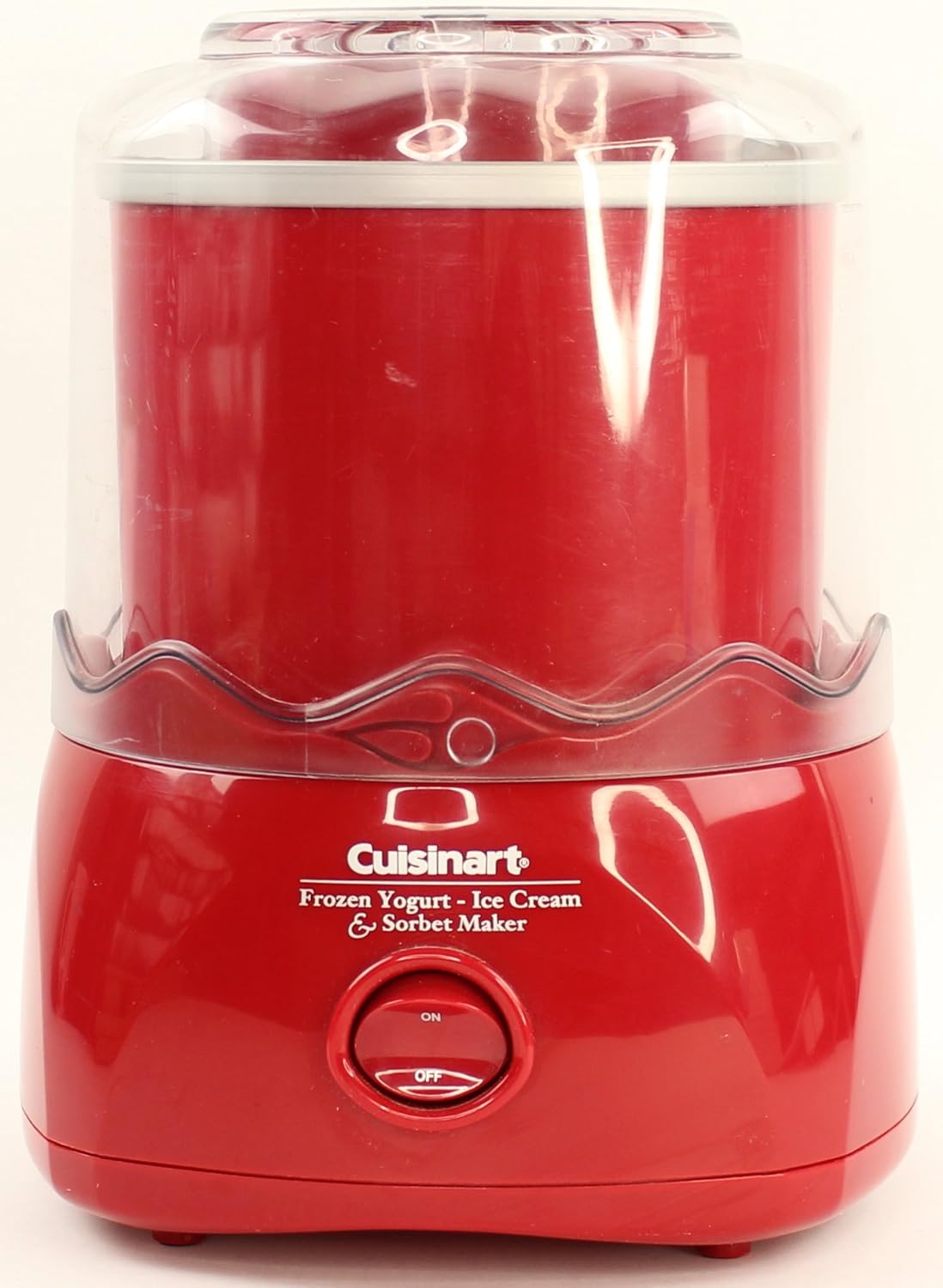 Cuisinart Frozen Dessert Maker (RED) Frozen Yogurt, Ice