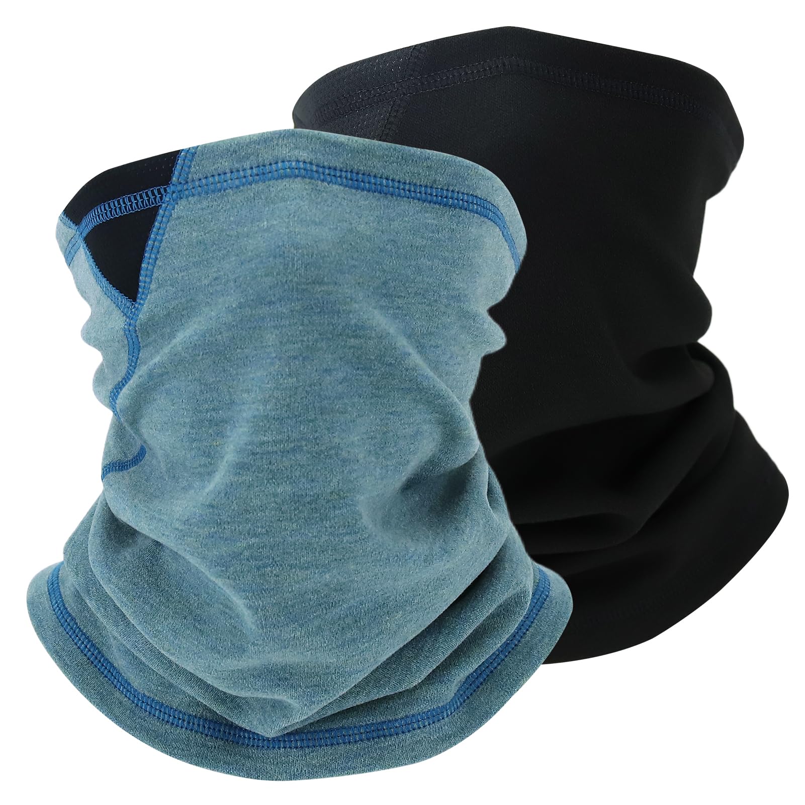 Shecret Fleece Schlauchschal 1 oder 2 Stück, Halswärmer Damen Herren Winter | Fleece Schlauchschal weich und elastisch,Thermo Halswärmer winddicht,Damen und Herren,ideal für Outdoor Sport im Winter