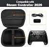 Estuche rígido Baval para Steam Controller 2026 | Caja de protección rígida, caja de almacenamiento protectora, almacenamiento para control inalámbrico Steam, protección, estuche negro, 1 de junio de 2026, por Baval 7
