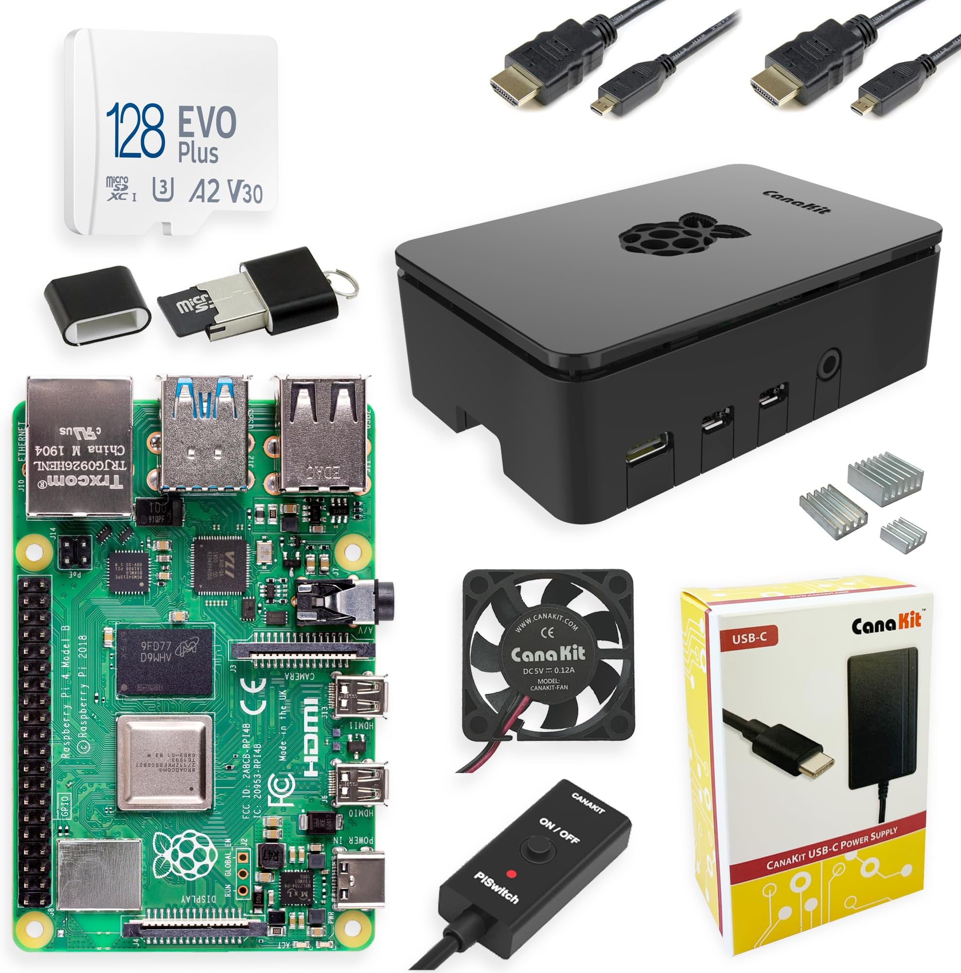 Raspberry Pi 4 Extreme Kit - 128GB Edition (4GB RAM)