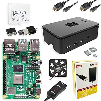 Amazon.com: CanaKit Raspberry Pi 4 8GB Extreme Kit - 128GB