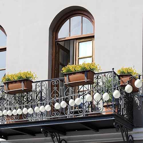 Miniatura 2 de 15 paquetes de flores artificiales para exteriores, resistentes a los rayos UV, plantas de seda falsas, arbustos de plástico para exteriores,