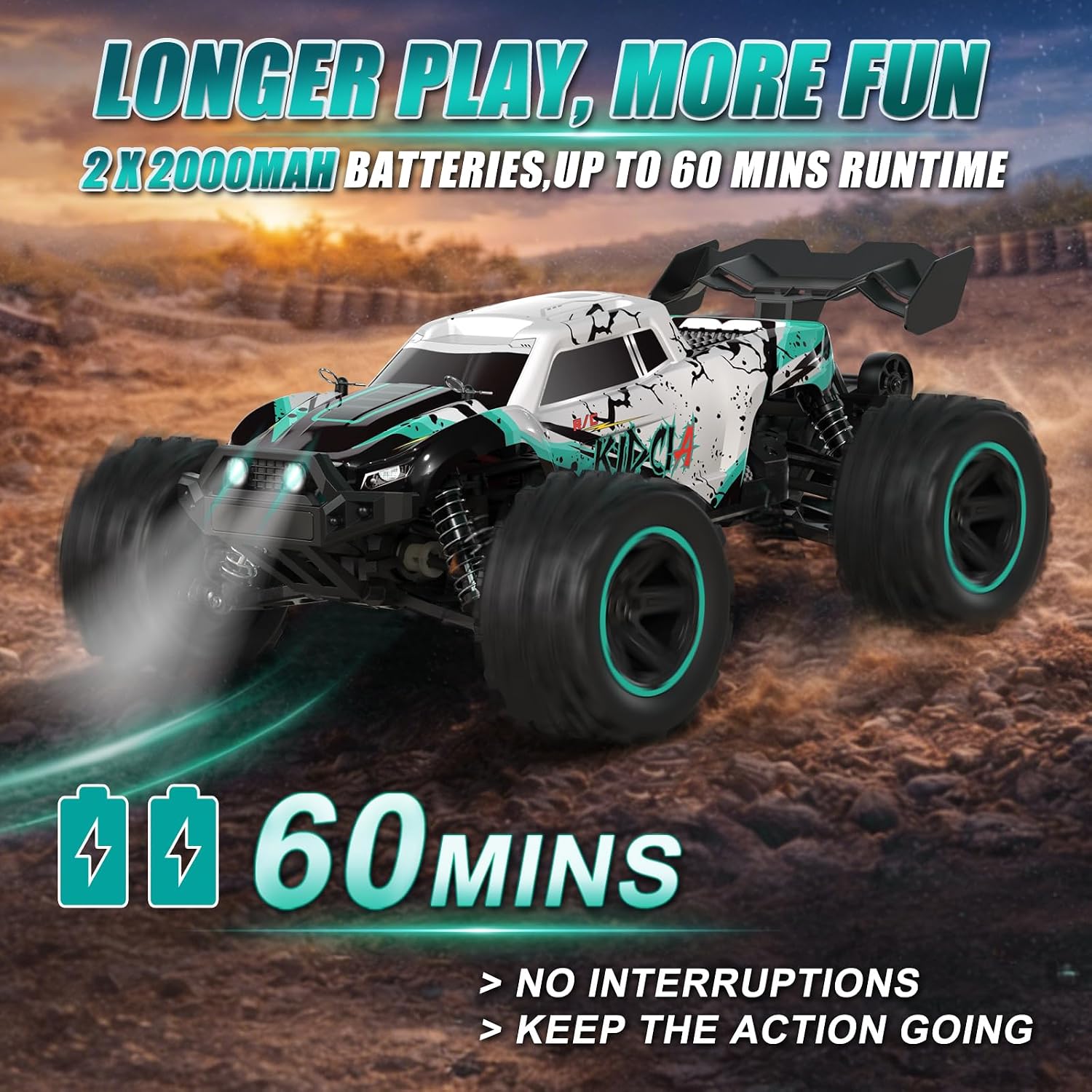 1/14 Fast RC Cars for Adults and Boys, 50 KPH 4WD Offroad RC Truck image 4