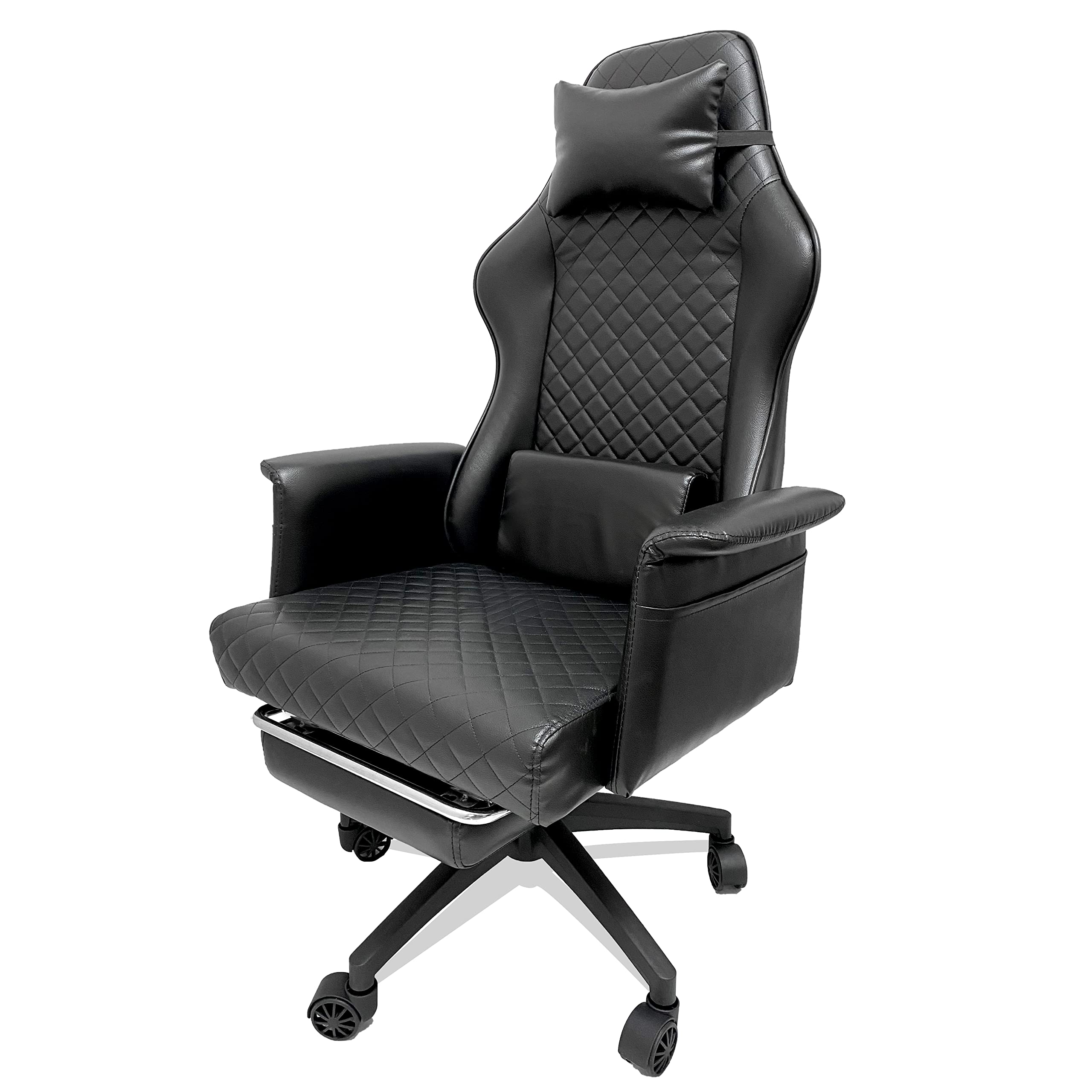 Buy Gaming Chair with Footrest Massage Racing Office Computer Ergonomic