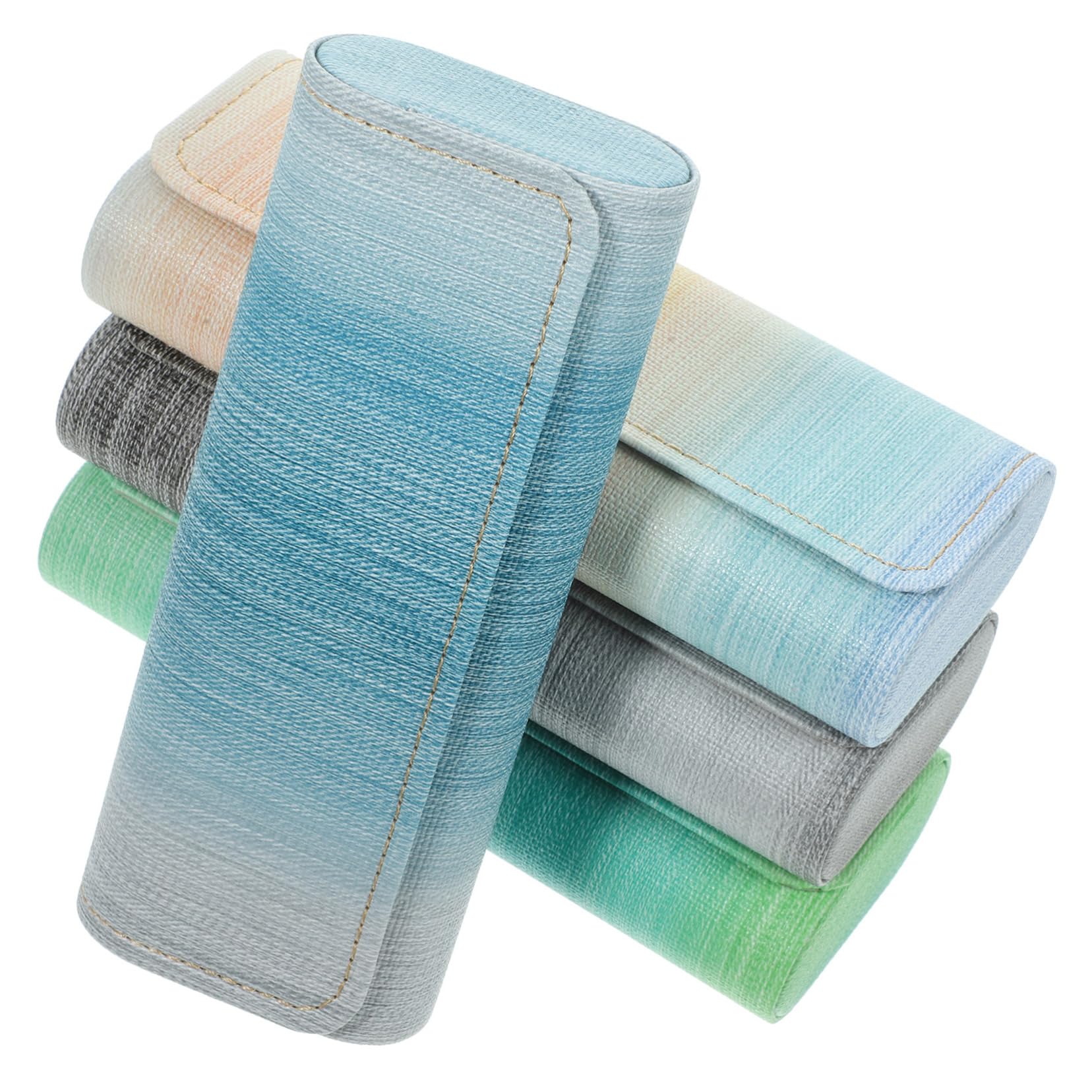 Homoyoyo Scatola Porta Occhiali Astuccio Per Occhiali Sottile Custodia Rigida Per Occhiali Da Sole Custodie Per Occhiali Da Donna Contenitore Per Occhiali Pu
