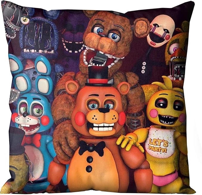 Anjinguang FNAF Cushion Covers FNAF's Bear Throw Pillow Covers Cushion