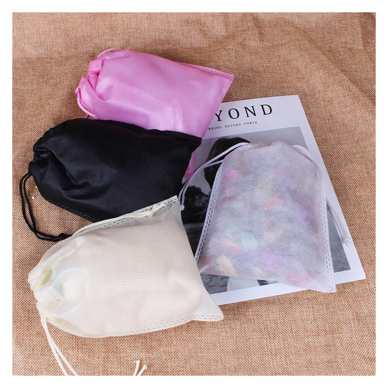 50 Bolsas de Almacenamiento for Zapatos, Organizador de Armario, no Tejidas, for Viaje, portátiles, Impermeables, de Bolsillo, for Colgar Ropa.(2V2 Male Plug,45x55cm)
