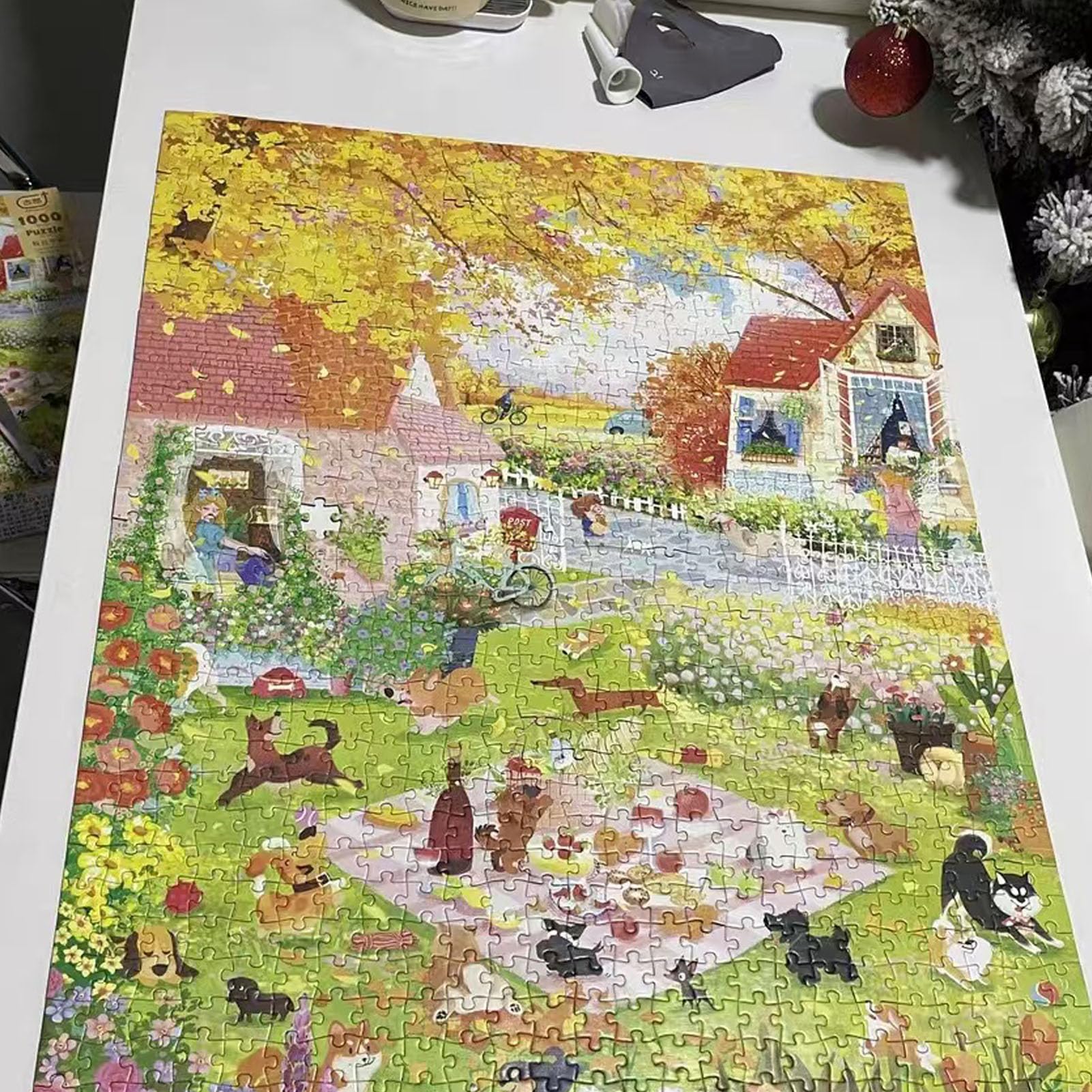 Personalisiertes Foto-Puzzle 5000/4000/3000/2000/1500 Teile, Fotopuzzle Selbst Gestalten, Individuelles Puzzle mit Bild, für Geburtstage Weihnachten Valentinstag Hochzeiten Geschenk,5000Pcs
