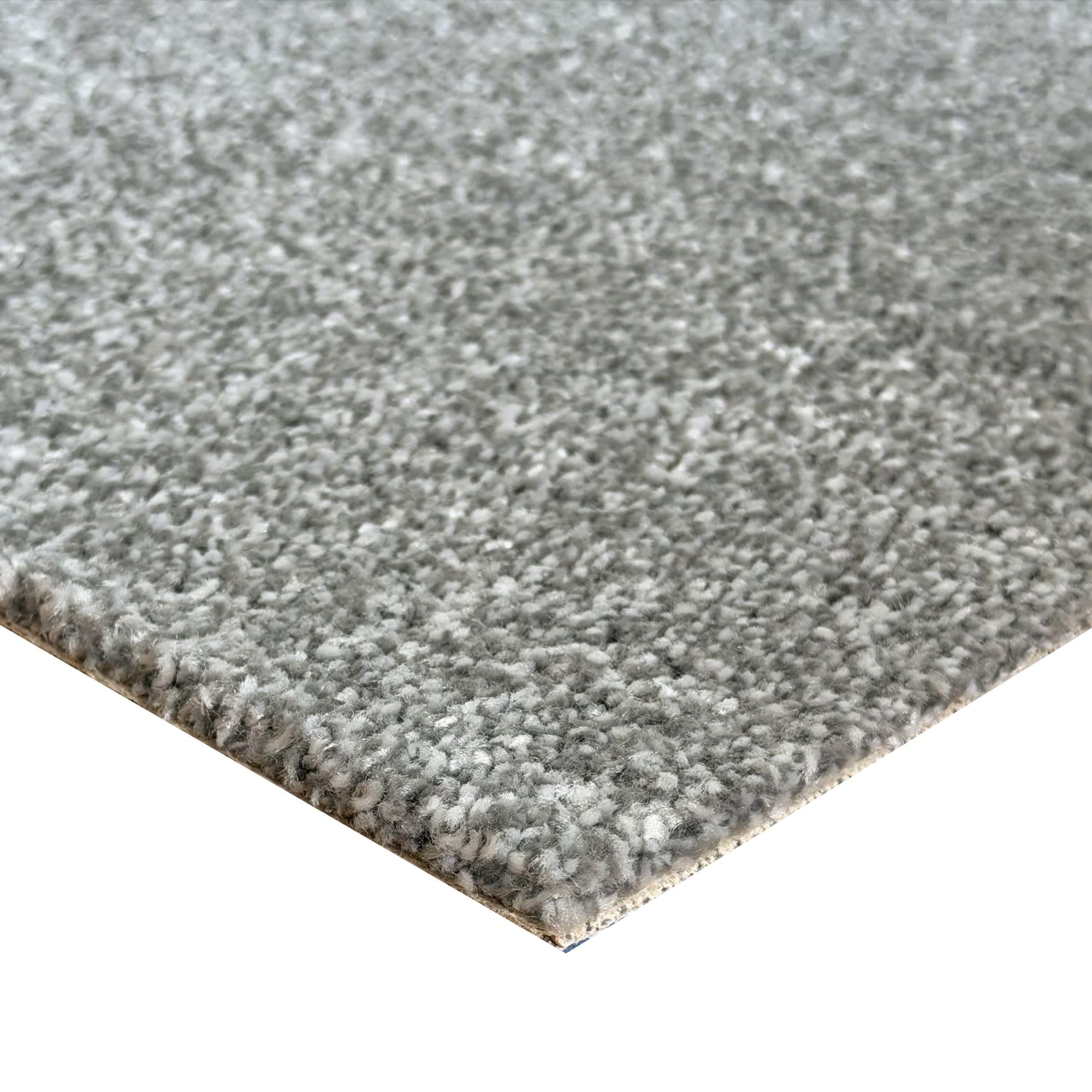 Steffensmeier Teppichboden Levanto Meterware | Auslegware für Wohnzimmer Schlafzimmer | Hellgrau, Größe: 100x200 cm