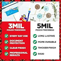 Vista 3 de Fundas térmicas de Scotch, de 5 mil, 8.9 x 11.4 pulgadas, Transparente