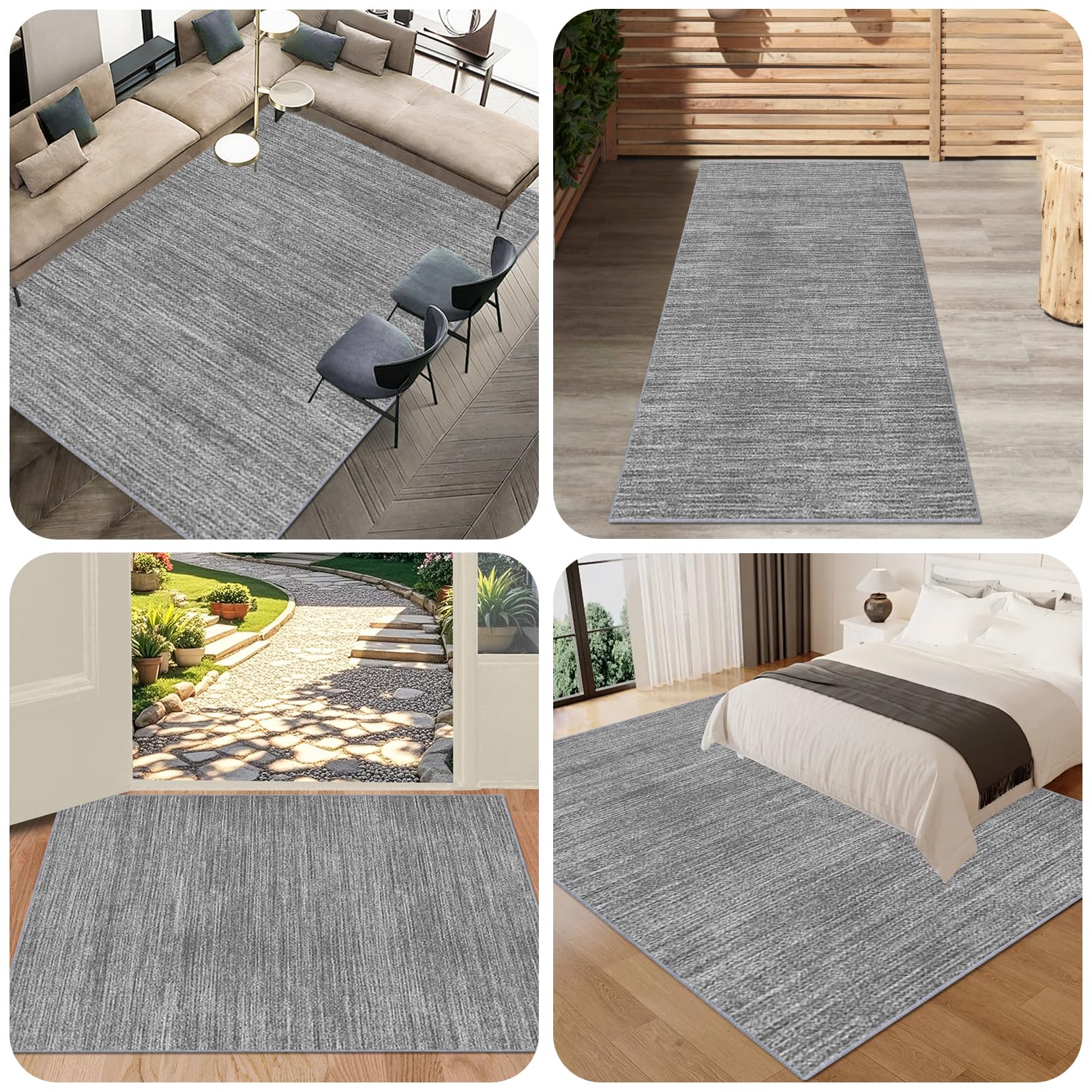 Tappeto Sedia Ufficio, Tappeto Sedia Gaming, Tappeto Salvapavimento Antiscivolo, Tappetino per Sedia da Scrivania, Tappetino Protettivo per Pavimenti Duri, Tappeto per Sedia con Ruote 100 x 140 cm