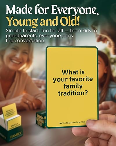 Miniatura 6 de Chatterbox Tarjetas de conversación para familias y padres, comparte historias de vida y conecta con la familia y juego para conocerte, perfectas