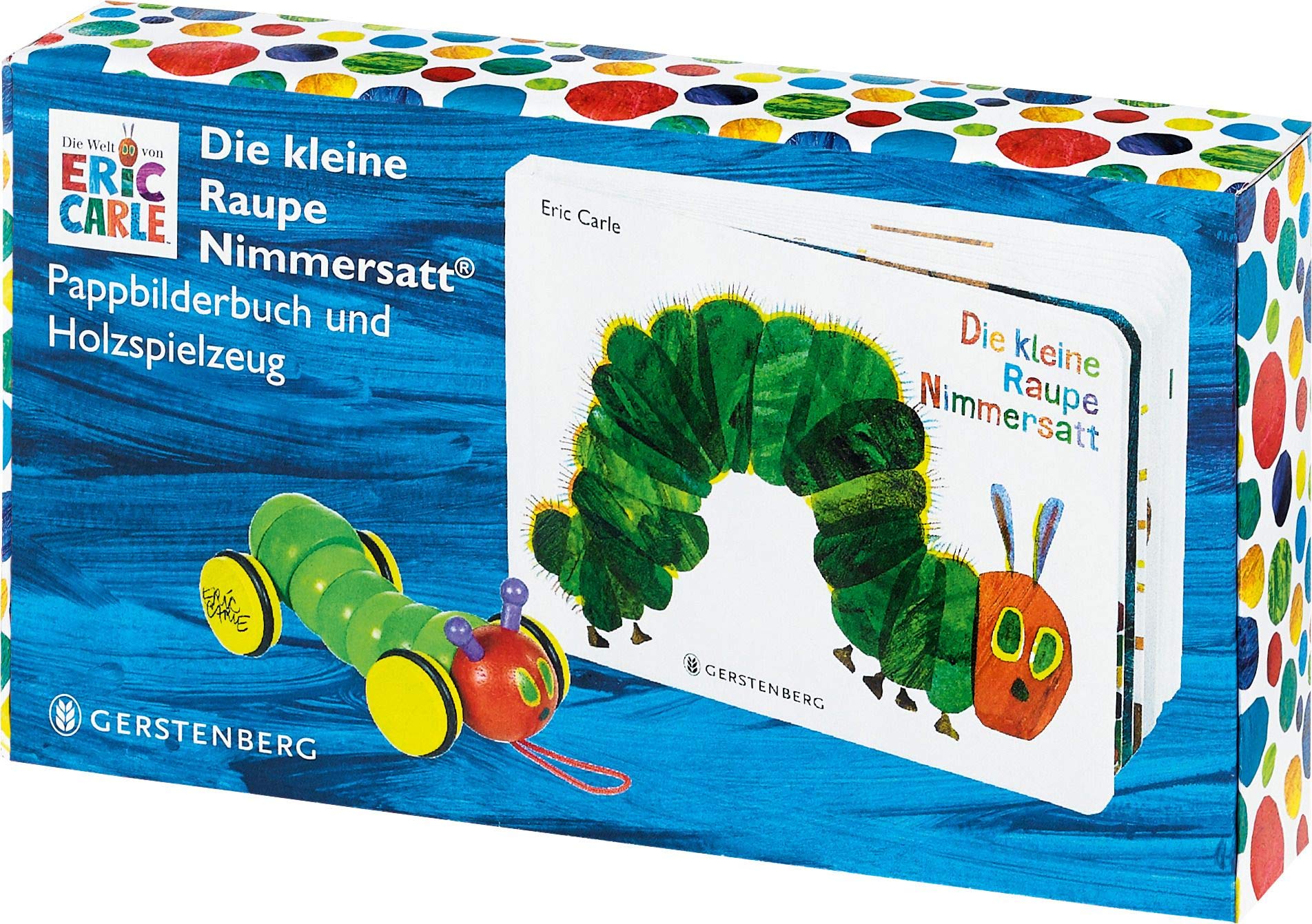 Die kleine Raupe Nimmersatt - Geschenkset Pappbilderbuch mit PlanToys®-Holzraupe: Geschenkset Pappbilderbuch mit PlanToys-Holzraupe